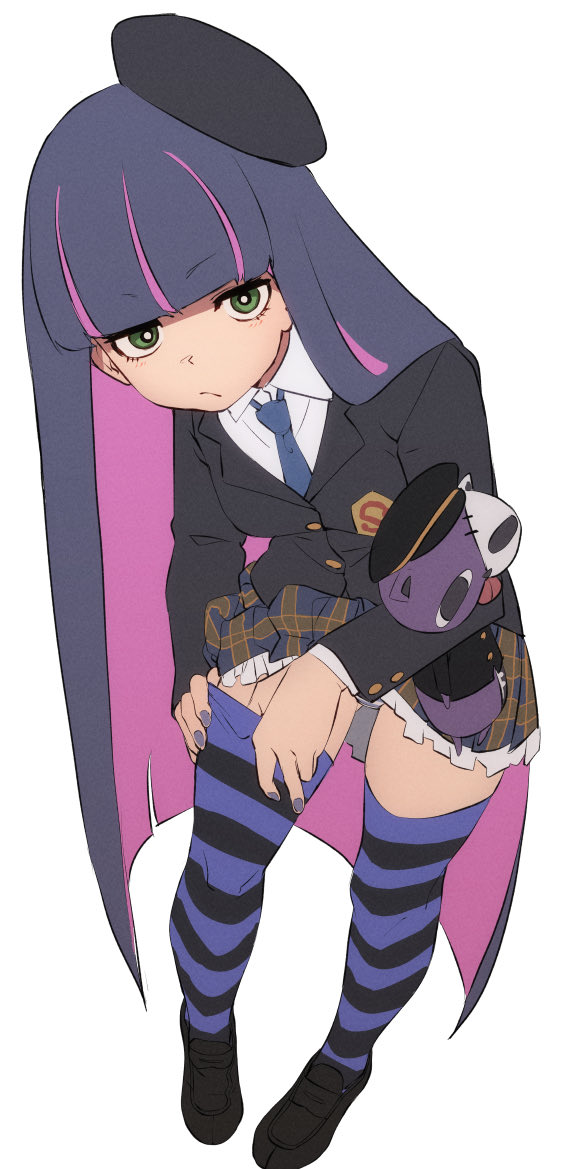 stocking and honekoneko (panty & stocking with garterbelt) drawn by fu-ta