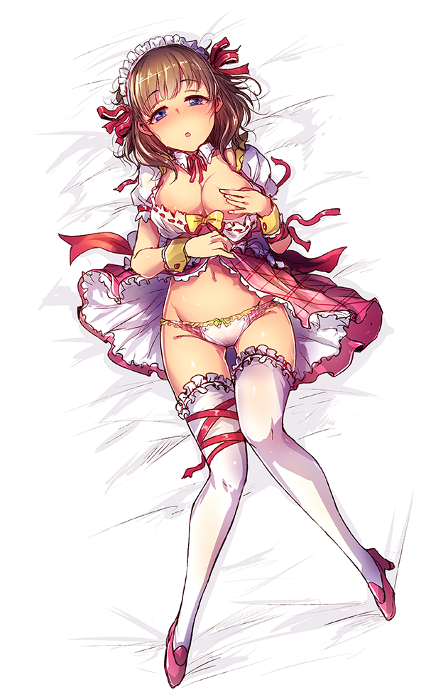 sakuma mayu (idolmaster and 1 more) drawn by kara_(color)