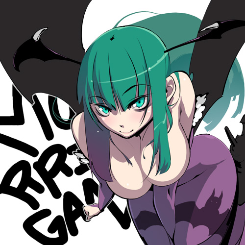 morrigan aensland (darkstalkers) drawn by gun_zi_(i&eyes)