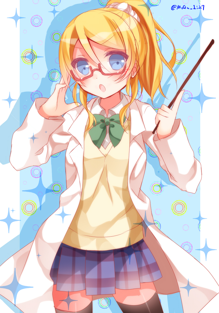 ayase eli (love live! and 1 more) drawn by mogu_(au1127)