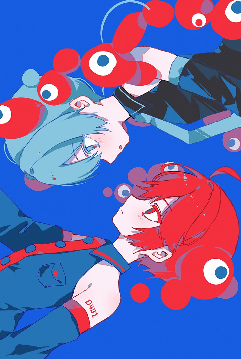hatsune miku, kasane teto, and myaku-myaku (vocaloid and 2 more) drawn by hiro_0607
