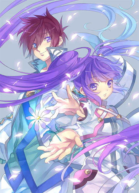 sophie and asbel lhant (tales of and 1 more) drawn by yukiya