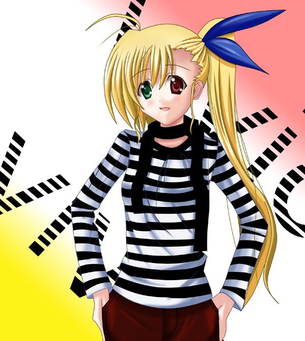 vivio (lyrical nanoha and 1 more) drawn by mitumi_mira
