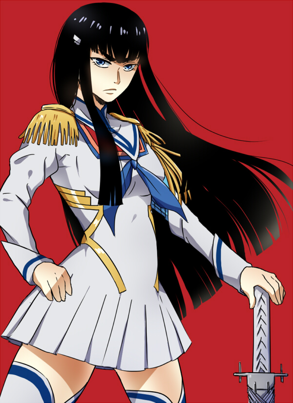 kiryuuin satsuki and junketsu (kill la kill) drawn by akaginzr