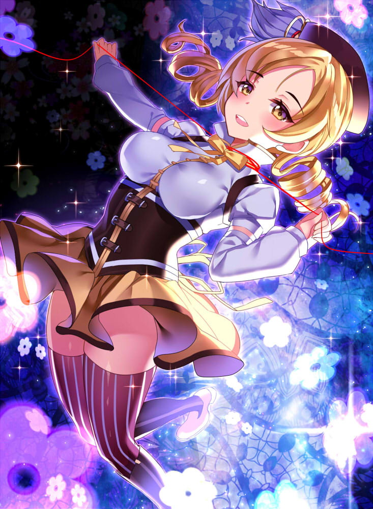 tomoe mami (mahou shoujo madoka magica) drawn by gendo0032