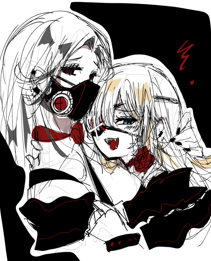 maiden and guillotine (goddess of victory: nikke) drawn by tu_pa_pa_pa