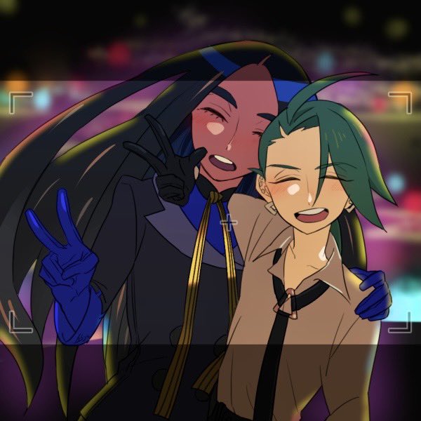 rika and geeta (pokemon and 1 more) drawn by 1tanishi