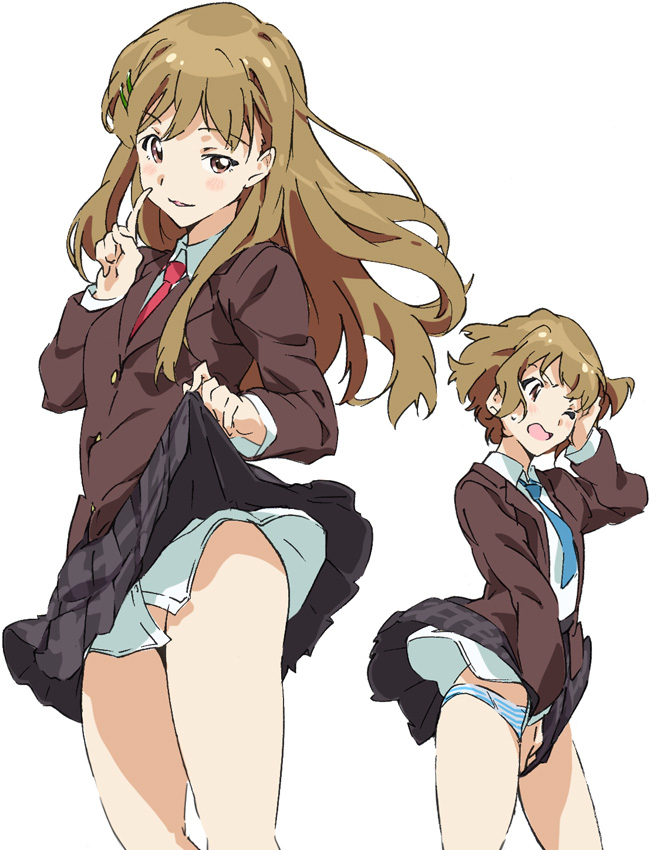 sugihara sakura and sugihara marika (wake up girls! and 1 more) drawn by umanosuke