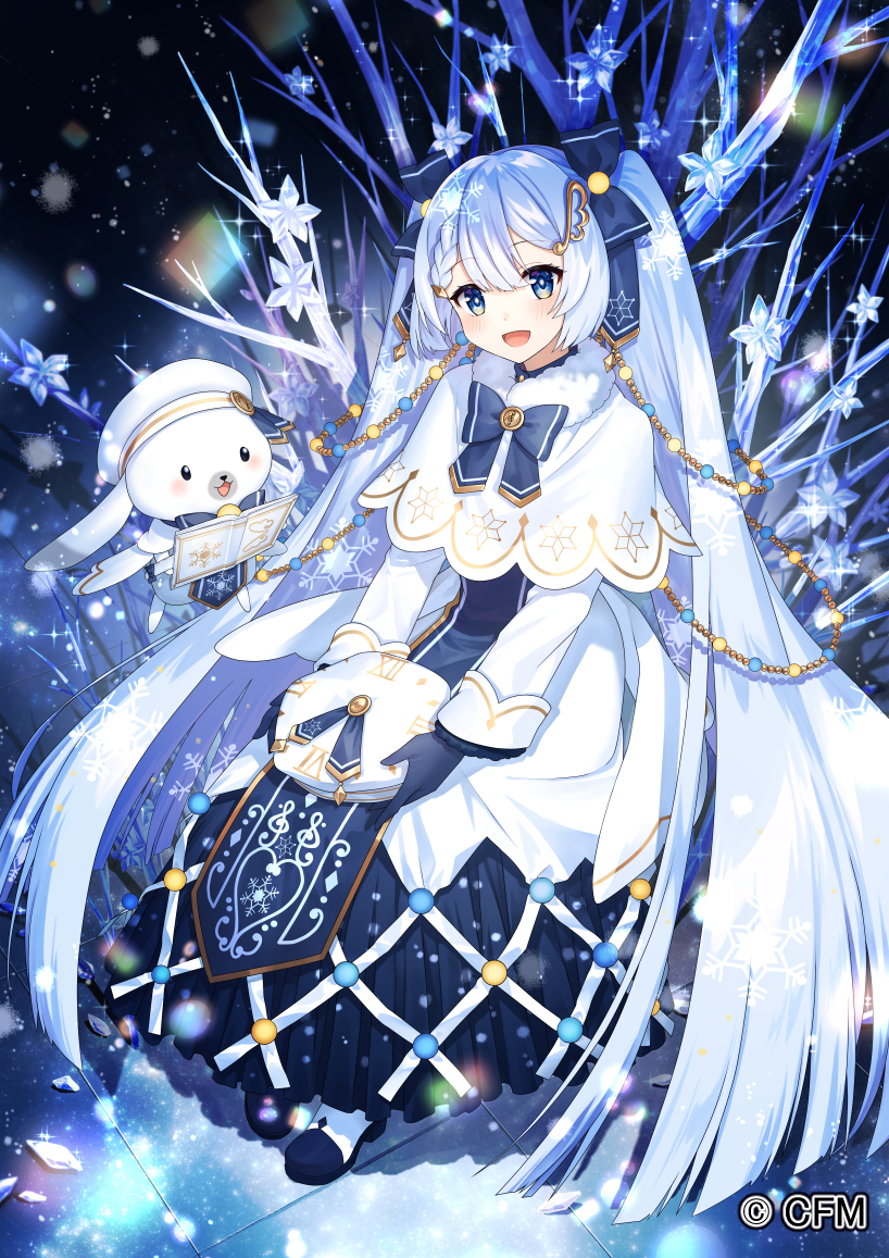 hatsune miku, yuki miku, and rabbit yukine (vocaloid) drawn by sacanahen