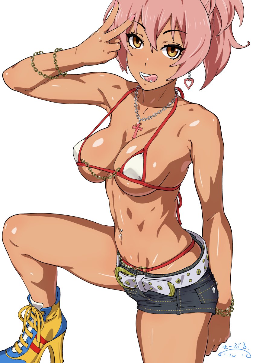 jougasaki mika (idolmaster and 1 more) drawn by suna_(sandworks)