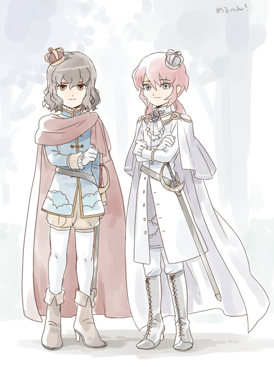 kirino ranmaru and shindou takuto (inazuma eleven and 1 more) drawn by mizuhara_aki