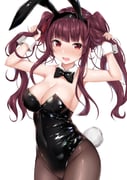 1girl alternate_hairstyle animal_ears bangs bare_shoulders black_legwear black_leotard blush bow bowtie breasts bunching_hair bunny_ears bunny_tail bunnysuit cleavage coffeedog commentary_request cowboy_shot detached_collar eyebrows_visible_through_hair fake_animal_ears girls_frontline groin hair_ribbon half_updo highres large_breasts leotard long_hair looking_at_viewer one_side_up open_mouth pantyhose purple_hair red_eyes ribbon shiny shiny_skin simple_background solo tail tsurime very_long_hair wa2000_(girls_frontline) wrist_cuffs rating:s score:4 1girl alternate_hairstyle animal_ears bangs bare_shoulders black_legwear black_leotard blush bow bowtie breasts bunching_hair bunny_ears bunny_tail bunnysuit cleavage coffeedog commentary_request cowboy_shot detached_collar eyebrows_visible_through_hair fake_animal_ears girls_frontline groin hair_ribbon half_updo highres large_breasts leotard long_hair looking_at_viewer one_side_up open_mouth pantyhose purple_hair red_eyes ribbon shiny shiny_skin simple_background solo tail tsurime very_long_hair wa2000_(girls_frontline) wrist_cuffs