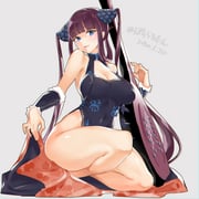 1girl bangs bare_shoulders black_dress blue_eyes blunt_bangs blush breasts china_dress chinese_clothes cleavage covered_navel detached_sleeves dress fate/grand_order fate_(series) floral_print grey_background hair_ornament highres kneeling large_breasts long_hair looking_at_viewer noinoise parted_lips pipa_(instrument) purple_hair sidelocks simple_background smile solo thighs twintails very_long_hair yang_guifei_(fate/grand_order) rating:s score:3 1girl bangs bare_shoulders black_dress blue_eyes blunt_bangs blush breasts china_dress chinese_clothes cleavage covered_navel detached_sleeves dress fate/grand_order fate_(series) floral_print grey_background hair_ornament highres kneeling large_breasts long_hair looking_at_viewer noinoise parted_lips pipa_(instrument) purple_hair sidelocks simple_background smile solo thighs twintails very_long_hair yang_guifei_(fate/grand_order)