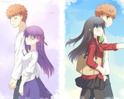 1boy 2girls bangs black_hair black_legwear black_skirt blue_eyes blush breasts commentary dress emiya_shirou fate/stay_night fate/unlimited_blade_works fate_(series) hair_ribbon heaven's_feel holding holding_hands large_breasts long_hair long_sleeves matou_sakura multiple_girls one_side_up orange_hair pleated_skirt purple_eyes purple_hair purple_ribbon ribbon shirt short_hair skirt smile sweater tadano_tanuki thighhighs toosaka_rin white_shirt yellow_eyes rating:s score:0 1boy 2girls bangs black_hair black_legwear black_skirt blue_eyes blush breasts commentary dress emiya_shirou fate/stay_night fate/unlimited_blade_works fate_(series) hair_ribbon heaven's_feel holding holding_hands large_breasts long_hair long_sleeves matou_sakura multiple_girls one_side_up orange_hair pleated_skirt purple_eyes purple_hair purple_ribbon ribbon shirt short_hair skirt smile sweater tadano_tanuki thighhighs toosaka_rin white_shirt yellow_eyes