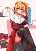 1girl blush bow breasts cleavage collarbone girls_frontline green_eyes hair_bow hairband highres kalina_(girls_frontline) long_hair looking_at_viewer orange_hair panties pantyhose pantyshot pantyshot_(sitting) sezoku simple_background sitting smile solo tagme tight underwear uniform rating:s score:24 1girl blush bow breasts cleavage collarbone girls_frontline green_eyes hair_bow hairband highres kalina_(girls_frontline) long_hair looking_at_viewer orange_hair panties pantyhose pantyshot pantyshot_(sitting) sezoku simple_background sitting smile solo tagme tight underwear uniform