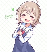 1girl :d ^_^ ahoge bangs blue_dress blush bow brown_hair closed_eyes commentary_request dress eyebrows_visible_through_hair facing_viewer hands_together hands_up heart jigatei_(omijin) konomori_kanon long_sleeves open_mouth own_hands_together palms_together red_bow sailor_collar sailor_dress school_uniform shirt sleeveless sleeveless_dress smile solo translation_request watashi_ni_tenshi_ga_maiorita! white_sailor_collar white_shirt rating:s score:1 1girl :d ^_^ ahoge bangs blue_dress blush bow brown_hair closed_eyes commentary_request dress eyebrows_visible_through_hair facing_viewer hands_together hands_up heart jigatei_(omijin) konomori_kanon long_sleeves open_mouth own_hands_together palms_together red_bow sailor_collar sailor_dress school_uniform shirt sleeveless sleeveless_dress smile solo translation_request watashi_ni_tenshi_ga_maiorita! white_sailor_collar white_shirt