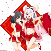 2girls absurdres animal_ears artist_name bangs bare_arms bare_shoulders black_hair blush bow brown_eyes collarbone commentary double_bun eyebrows_visible_through_hair felutiahime fur_trim gem granblue_fantasy hair_bow hair_ornament hairclip heart highres looking_at_viewer midriff mouse_ears multiple_girls navel one_eye_closed open_mouth red_bow red_footwear red_ribbon red_skirt ribbon shirt shoes skirt sleeveless sleeveless_shirt smile vikala_(granblue_fantasy) wavy_mouth white_hair rating:s score:1 2girls absurdres animal_ears artist_name bangs bare_arms bare_shoulders black_hair blush bow brown_eyes collarbone commentary double_bun eyebrows_visible_through_hair felutiahime fur_trim gem granblue_fantasy hair_bow hair_ornament hairclip heart highres looking_at_viewer midriff mouse_ears multiple_girls navel one_eye_closed open_mouth red_bow red_footwear red_ribbon red_skirt ribbon shirt shoes skirt sleeveless sleeveless_shirt smile vikala_(granblue_fantasy) wavy_mouth white_hair
