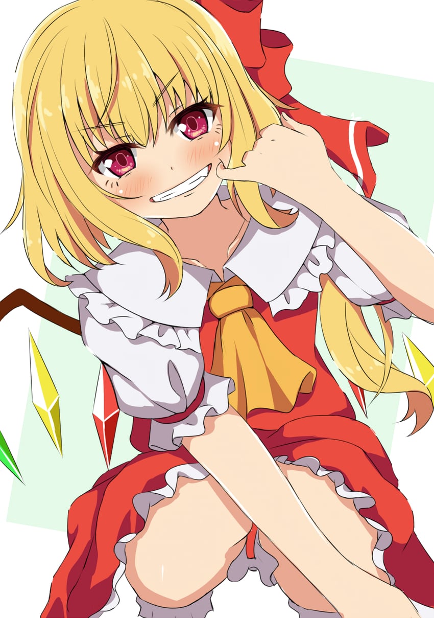 flandre scarlet (touhou) drawn by yuimari
