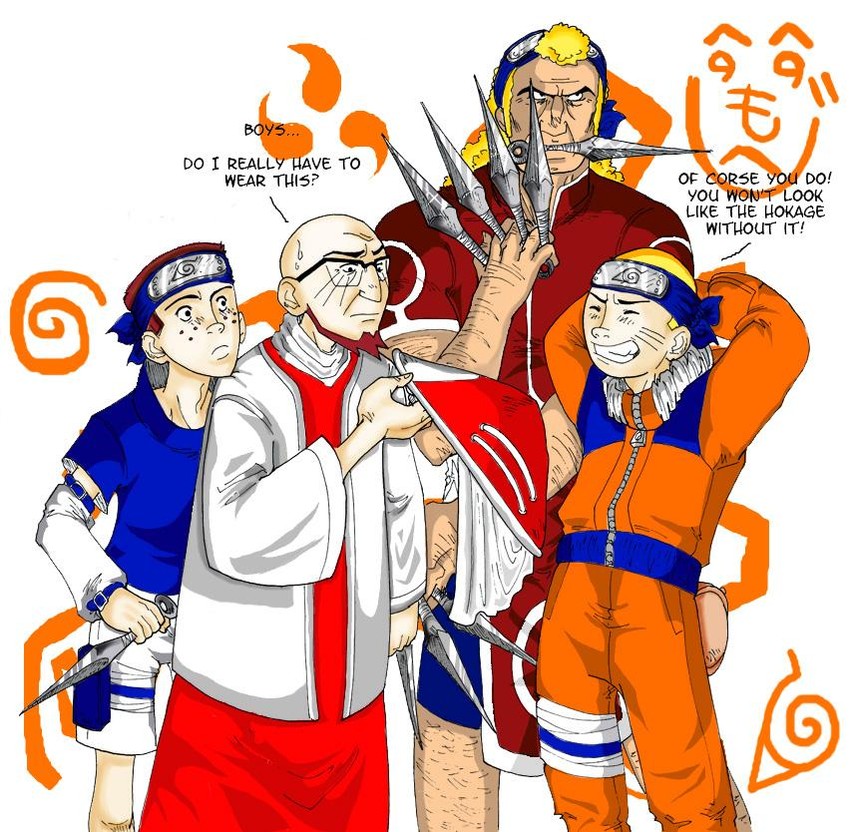 haruno sakura, uzumaki naruto, uchiha sasuke, sarutobi hiruzen, brock samson, and 3 more (naruto and 1 more)