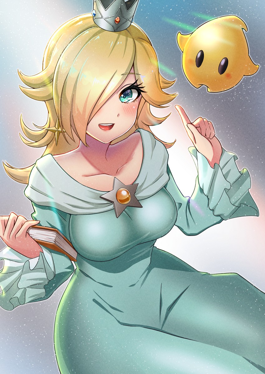 rosalina and luma (mario and 1 more) drawn by sasorichamaru