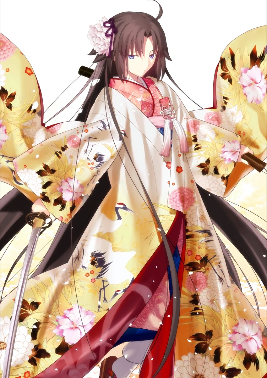 ryougi shiki (fate and 1 more) drawn by takeuchi_takashi
