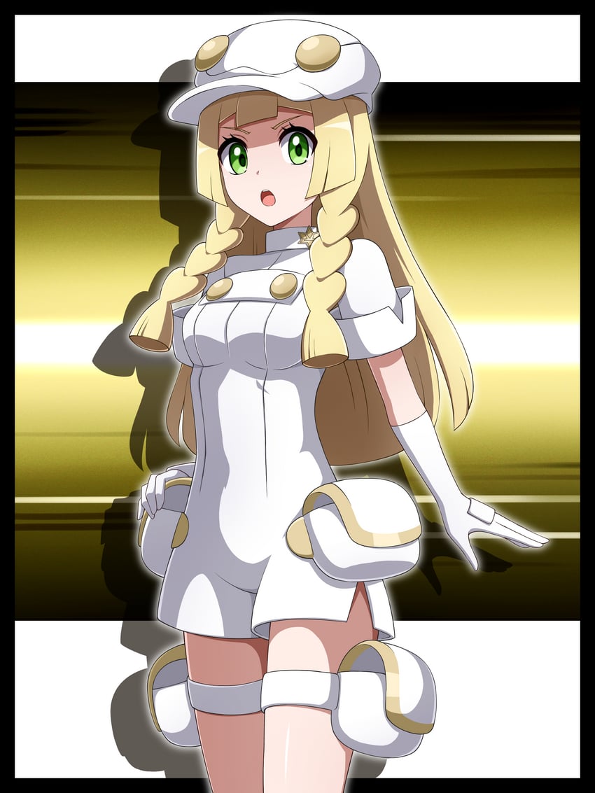 lillie and aether foundation employee (pokemon and 1 more) drawn by shabana_may