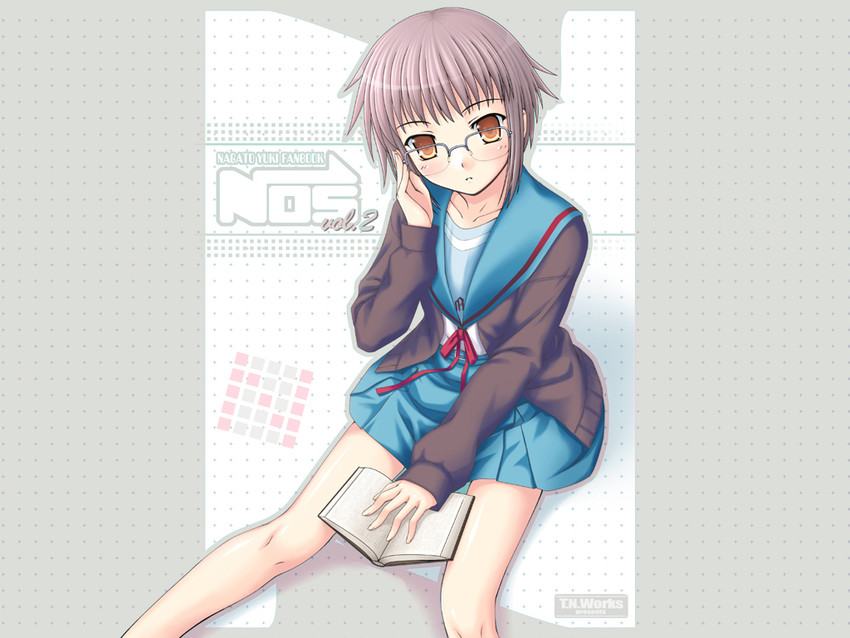 nagato yuki (suzumiya haruhi no yuuutsu) drawn by nomura_teruya