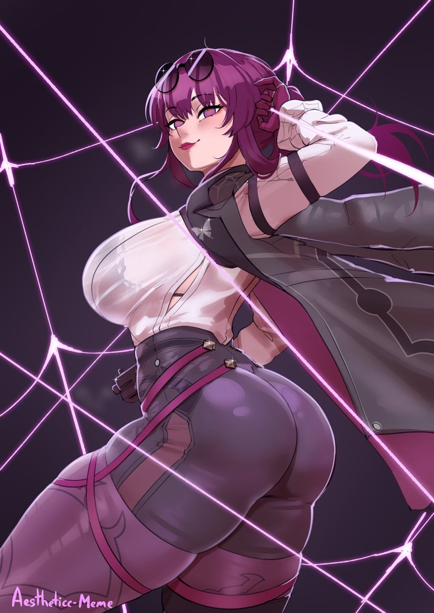 kafka (honkai and 1 more) drawn by aestheticc-meme