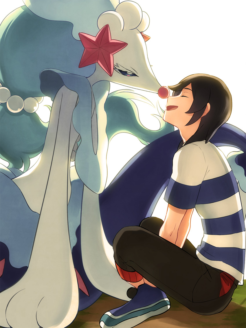 elio and primarina (pokemon and 1 more) drawn by yukin_(es)
