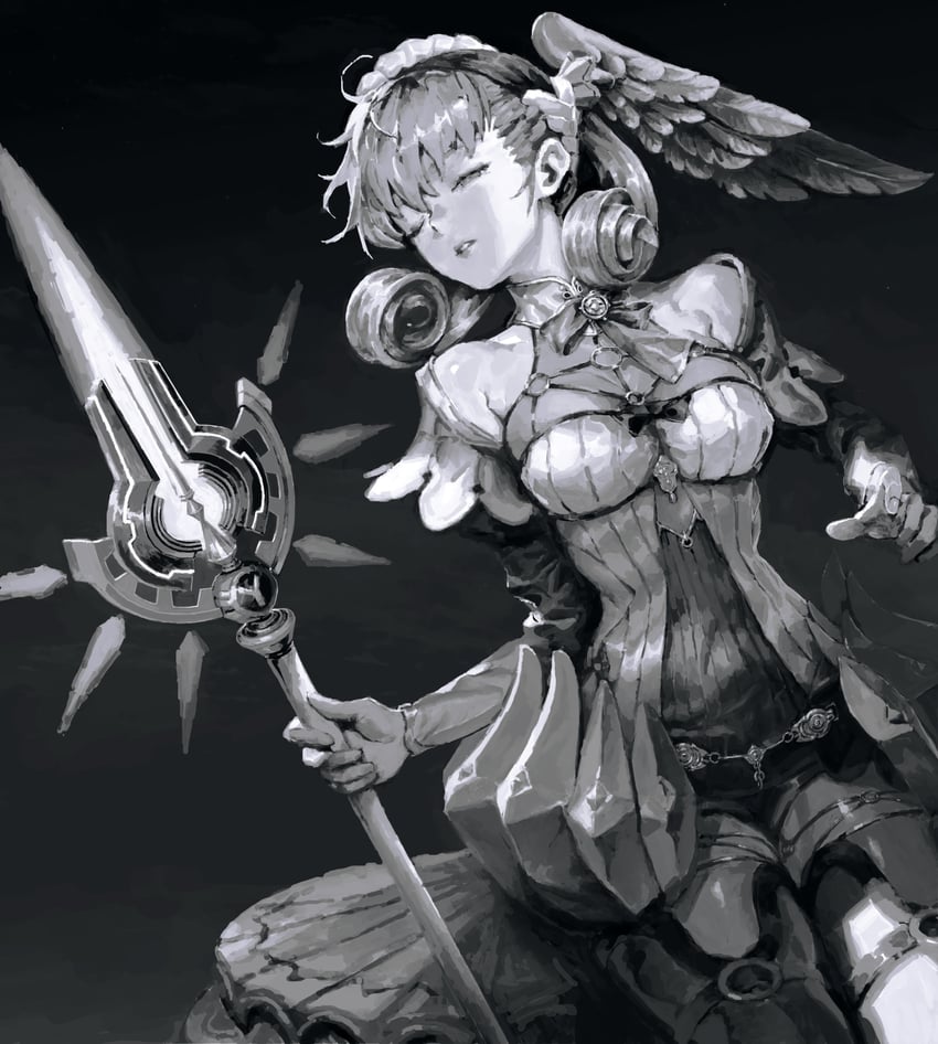 melia antiqua (xenoblade chronicles and 2 more) drawn by ngais