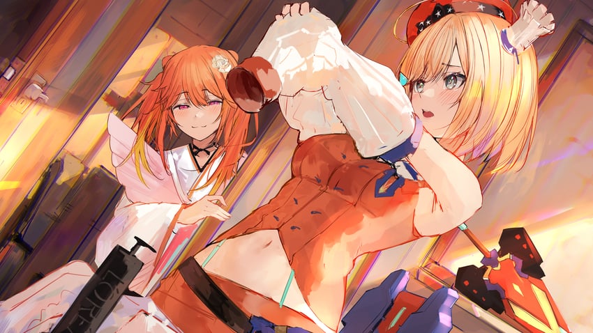 takanashi kiara and jenma-chan (hololive and 1 more) drawn by naokomama