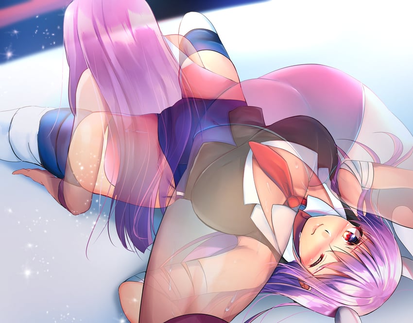 patchouli knowledge and reisen udongein inaba (touhou and 1 more) drawn by niwatori_(eck16614)
