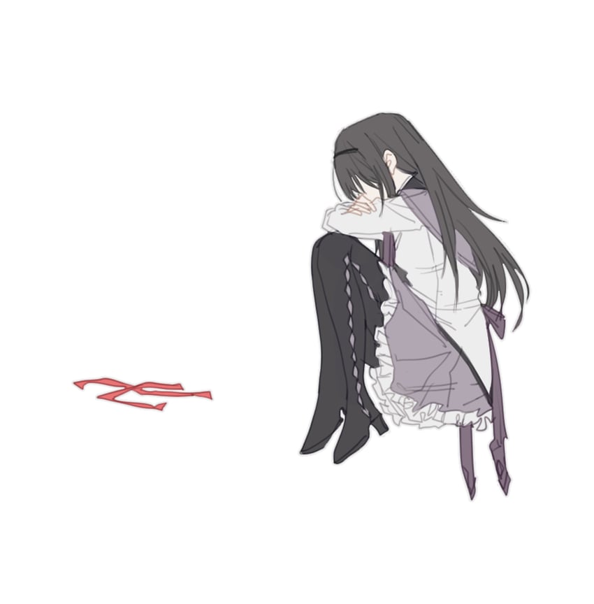 akemi homura (mahou shoujo madoka magica) drawn by mamasna_(mattna_mmm)