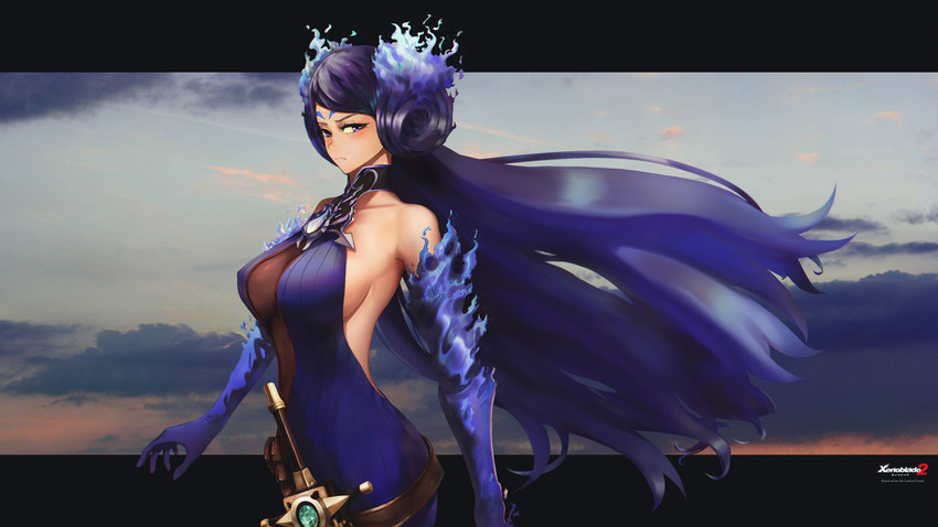 brighid (xenoblade chronicles and 1 more) drawn by murasaki_saki