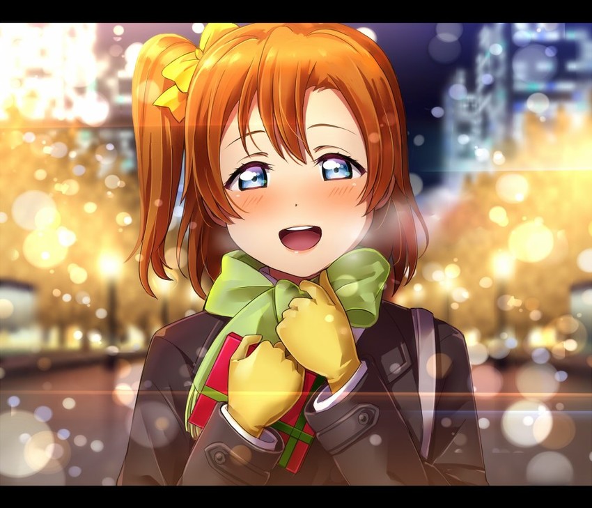 kosaka honoka (love live! and 1 more) drawn by usamaru67pi