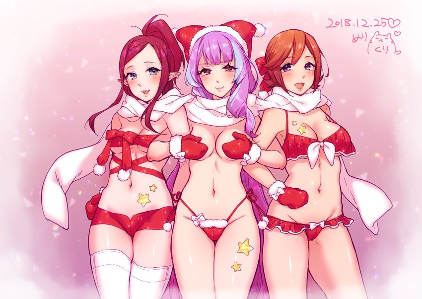 mikumo guynemer, kaname buccaneer, and mirage farina jenius (macross and 1 more) drawn by sasanoneko