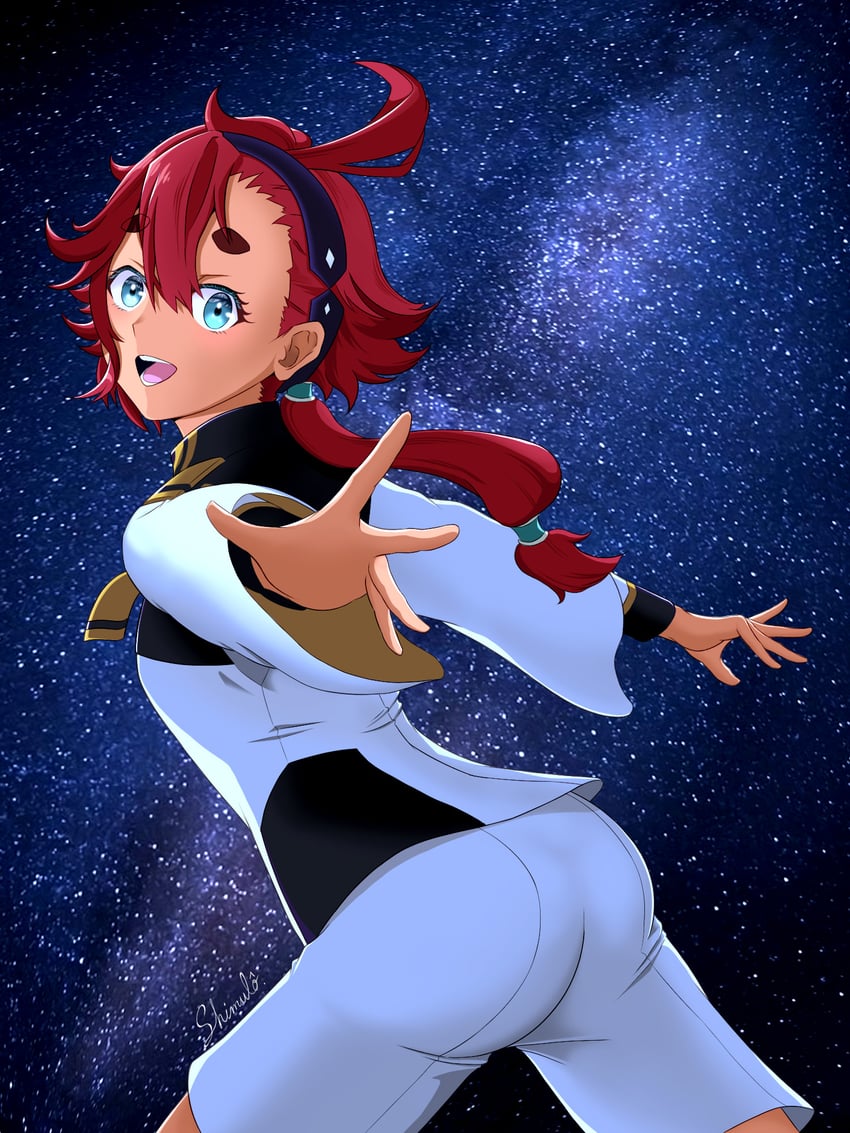 suletta mercury (gundam and 1 more) drawn by shimuro