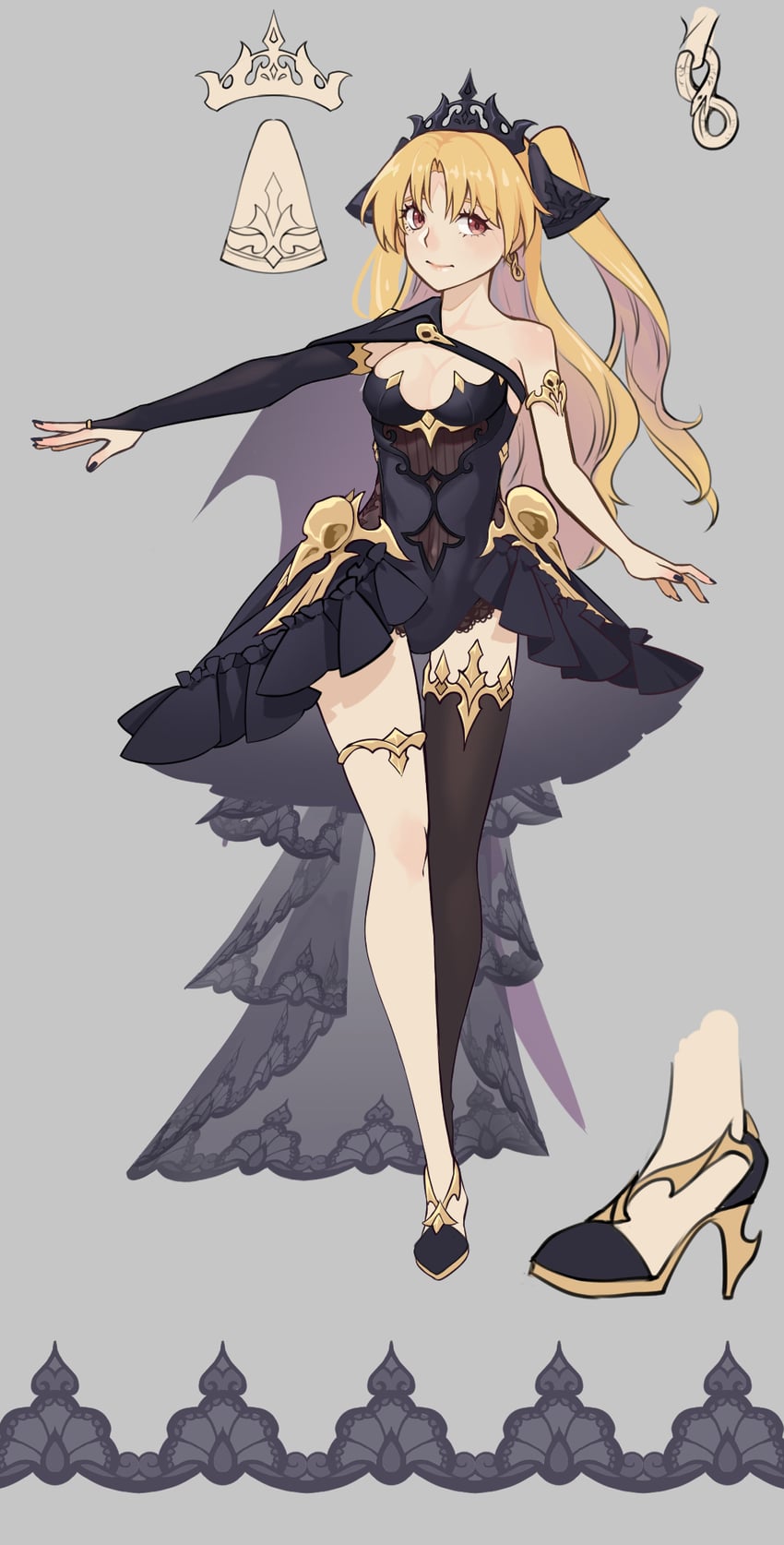 ereshkigal (fate and 1 more) drawn by puchu_huang