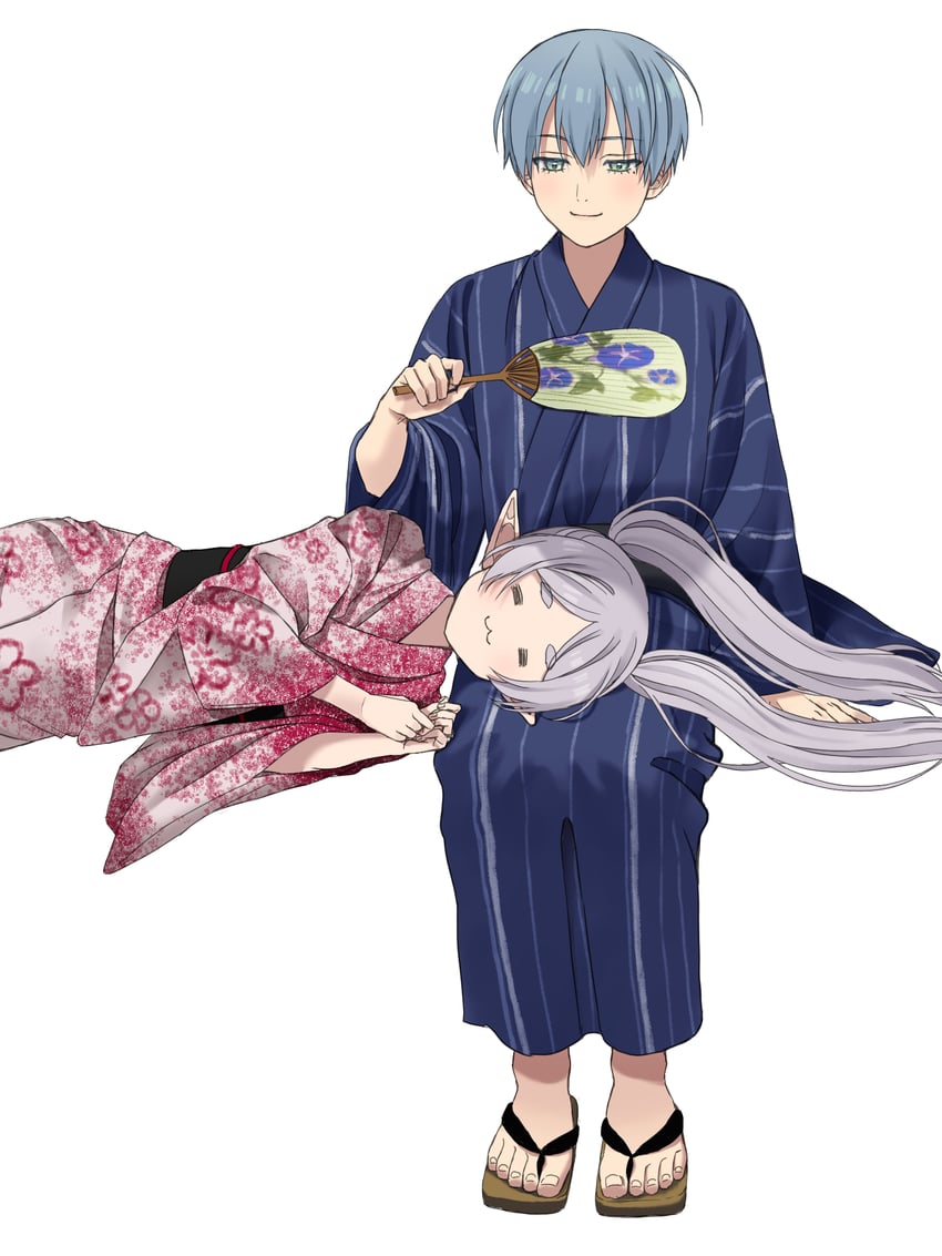 frieren and himmel (sousou no frieren) drawn by anko_kinako