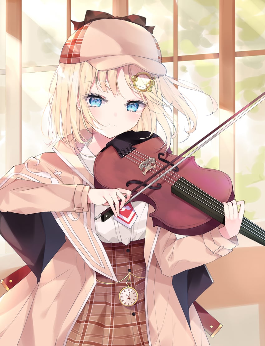 watson amelia (hololive and 1 more) drawn by shigureszku