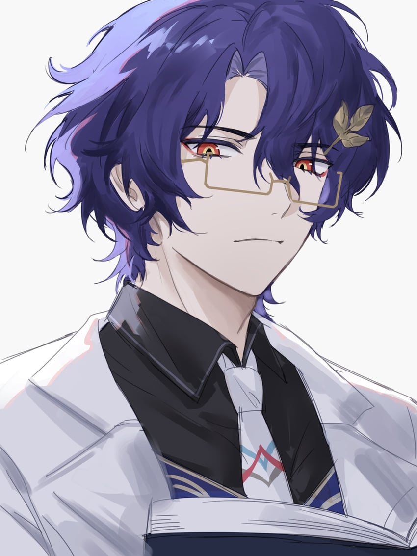 dr. ratio (honkai and 1 more) drawn by rio_(rio773)