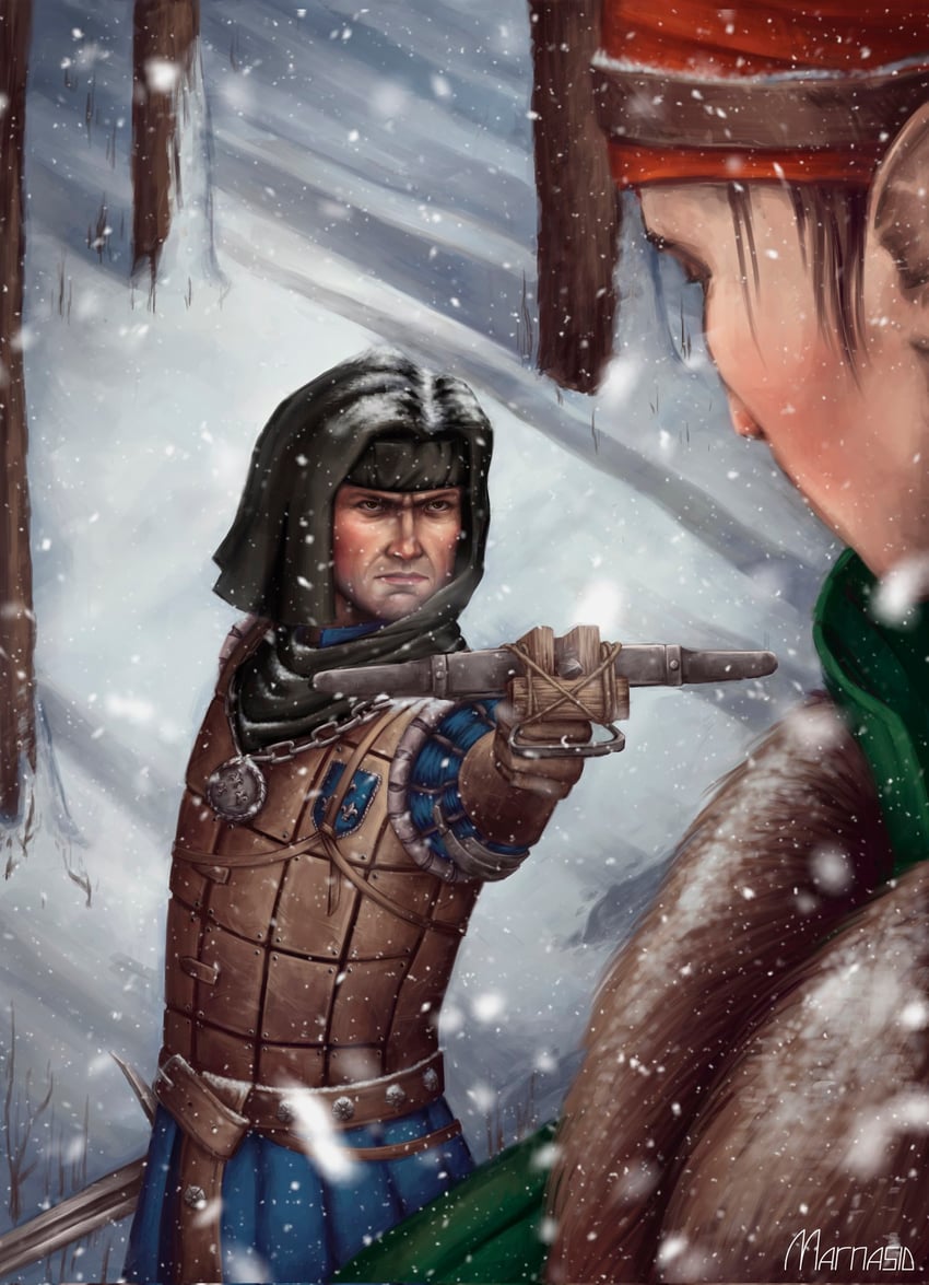 iorveth and vernon roche (the witcher and 1 more) drawn by honeyqueenly
