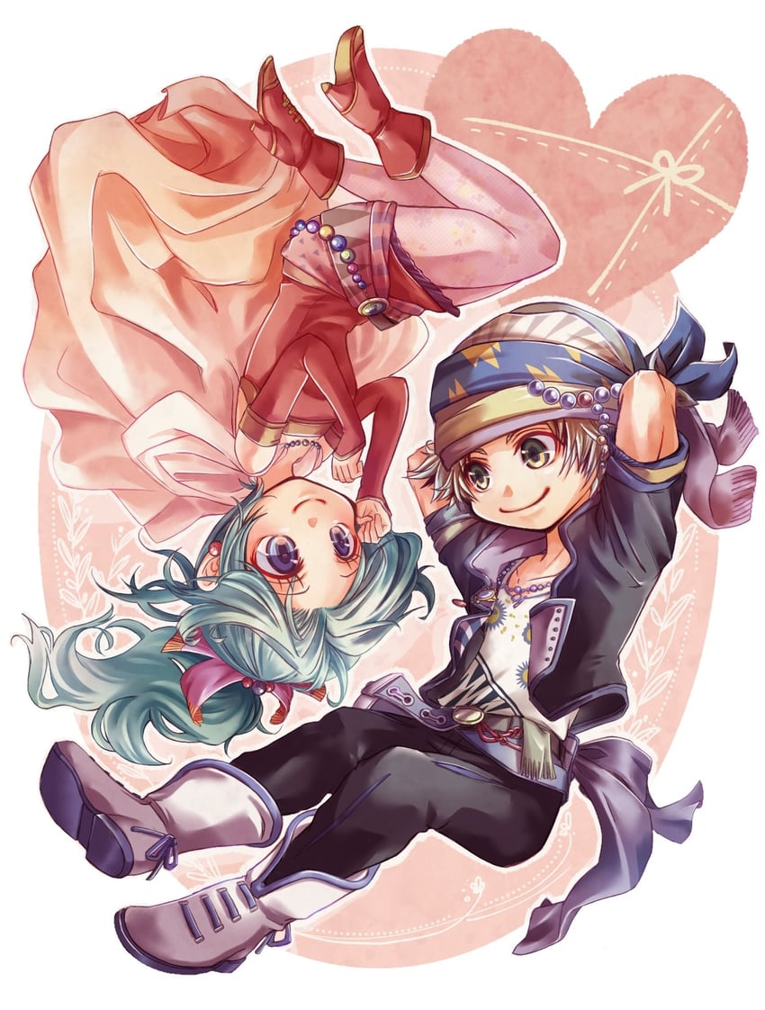 terra branford and locke cole (final fantasy and 1 more) drawn by ayana_(iqaw5cfohvdtver)