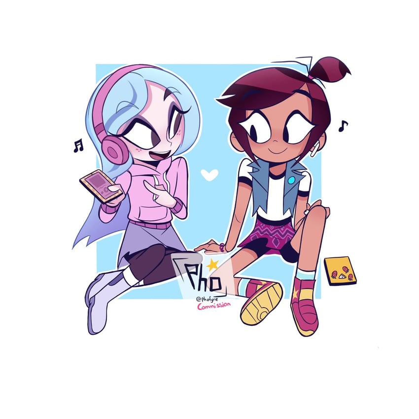 andrea davenport and molly mcgee (the ghost and molly mcgee) drawn by pho_(phofyre)