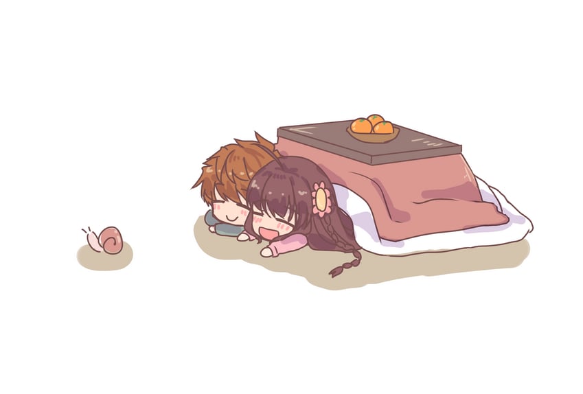 kanbe kotori and tennouji kotarou (rewrite) drawn by kurage_(kurage19)