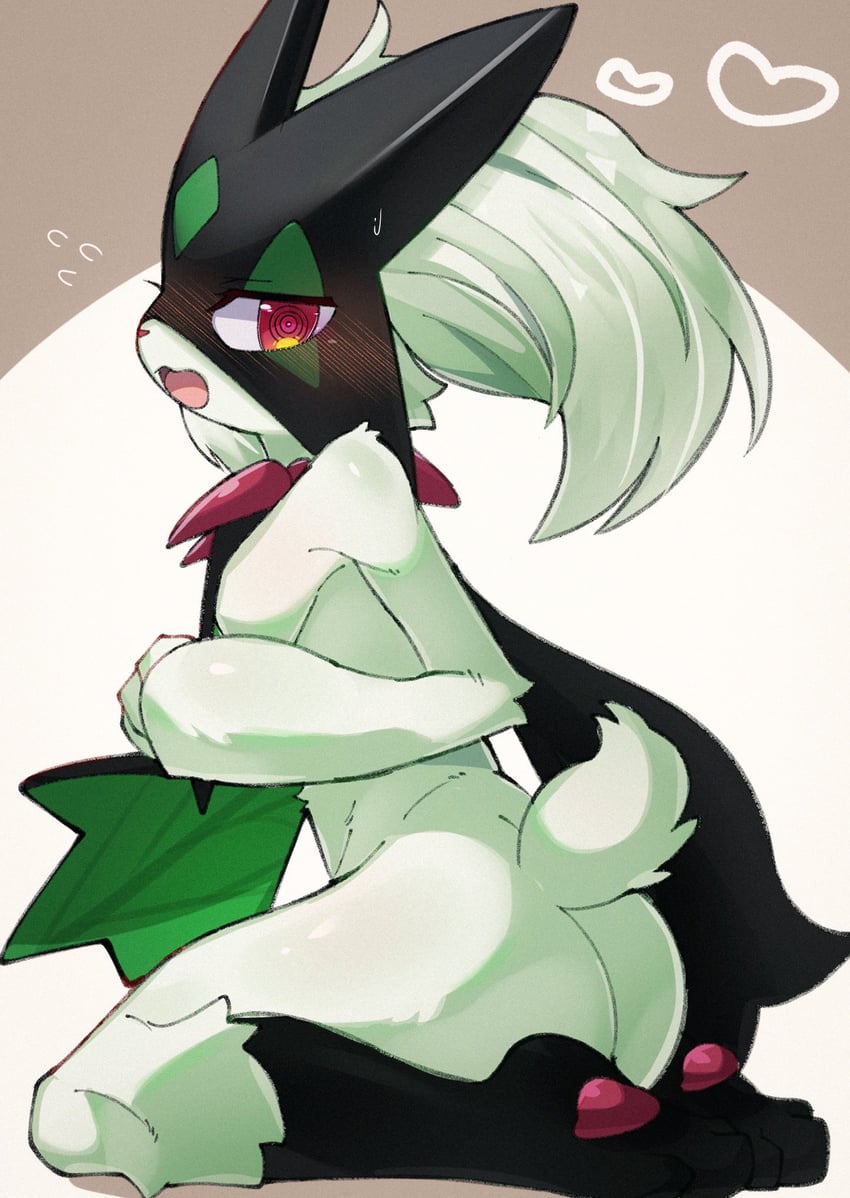 meowscarada (pokemon and 1 more) drawn by nata_de_coco_(pankptomato)