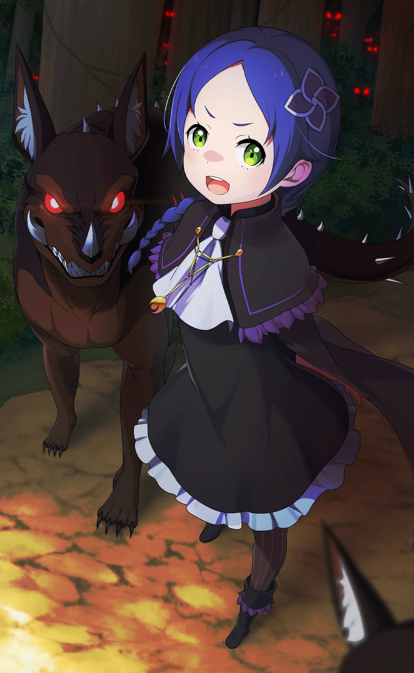 meili portroute (re:zero kara hajimeru isekai seikatsu and 1 more)