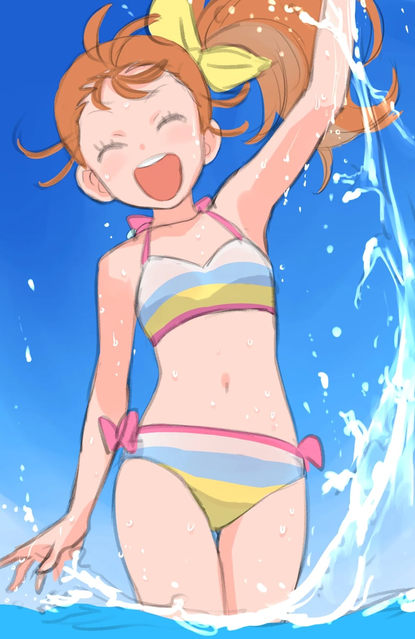 natsuumi manatsu (precure and 1 more) drawn by kikurage_(crayon_arts)