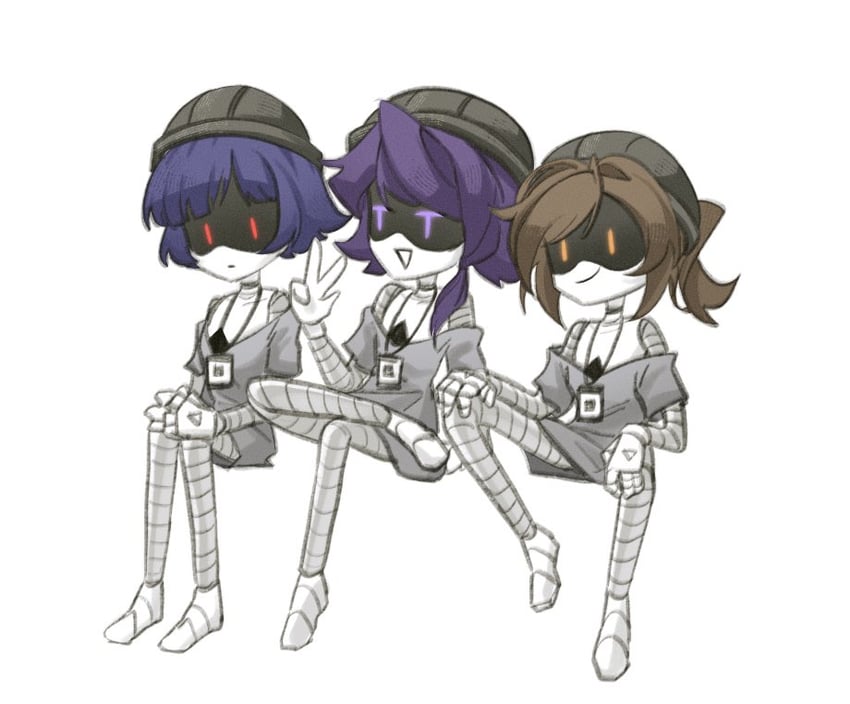 yeva, nori, and alice (murder drones) drawn by aida_(aidacamelia0516)