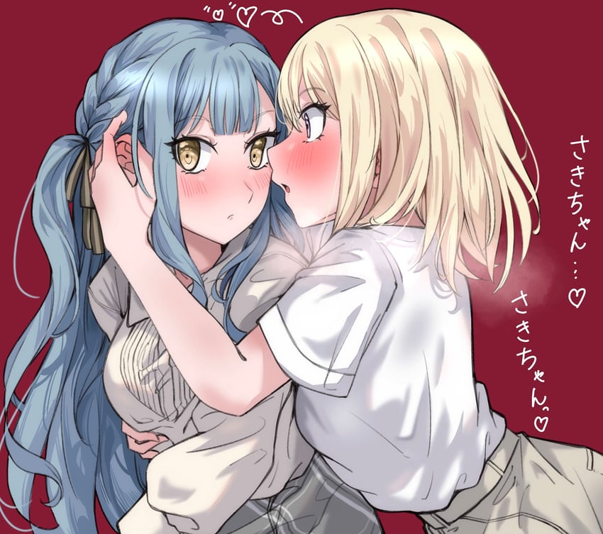 togawa sakiko and misumi uika (bang dream! and 1 more) drawn by extreme_yuri_buta